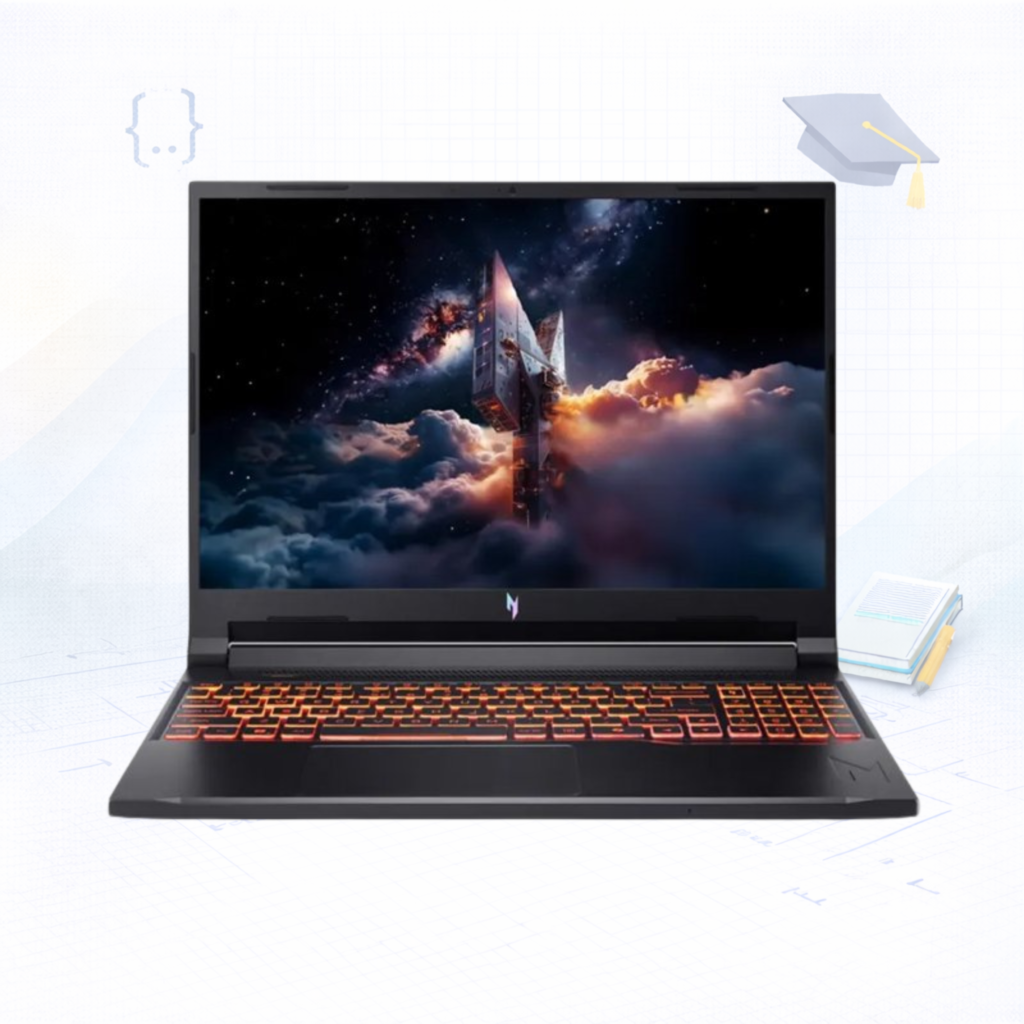 Acer NITRO V 16 AI ANV16-42-R309 GAMING AMD Ryzen 5 240 512GB SSD 16GB 16" WUXGA 180Hz IPS WIN11 NVIDIA RTX 5050 8GB
