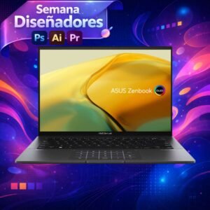 Asus ZenBook 14 UM3402YA-WS74T AMD Ryzen 7 7730U 512GB SSD 16GB 14″ 2.8K OLED Touchscreen WIN 11