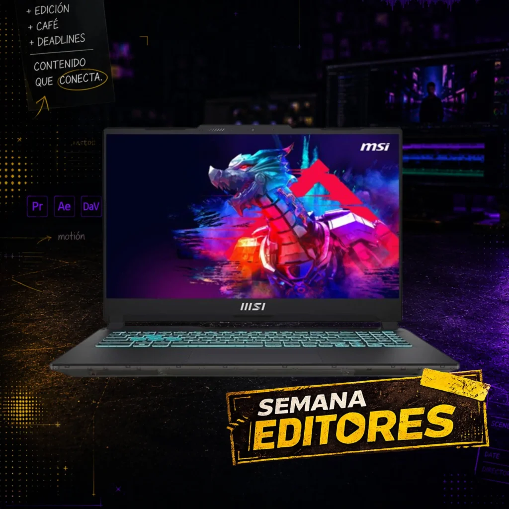 MSI CYBORG 15 A13VE-218 GAMING Core i7-12650H 512GB SSD 16GB 15.6" FULL HD 144Hz WIN11 NVIDIA RTX 4060 8GB