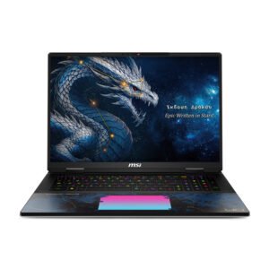 MSI Titan 18 HX Dragon Edition Draco Epic A2WJ-1246US GAMING Intel Core Ultra 9 290HX 4TB SSD 96GB 18″ 4K UHD+ 240Hz WIN11 Pro NVIDIA RTX 5090 24GB
